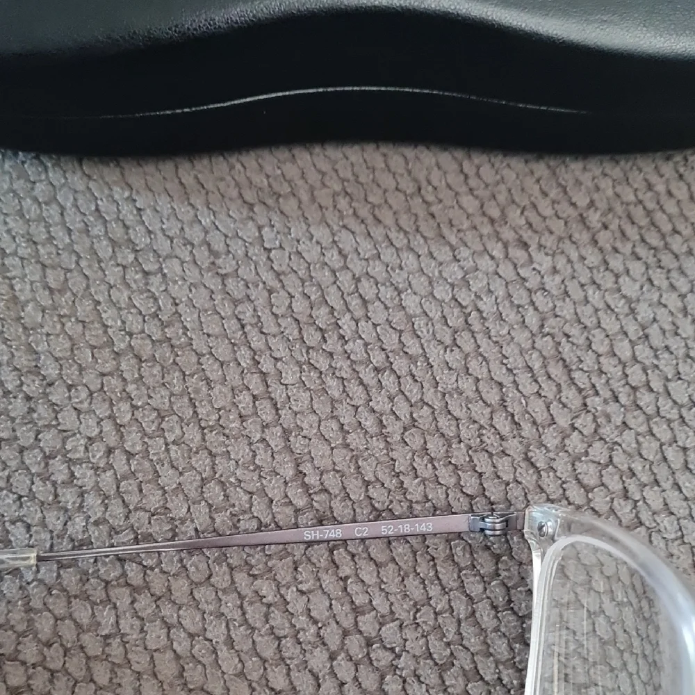 Scott-Harris Clear Frame Glasses with Black Ray-Ban Case